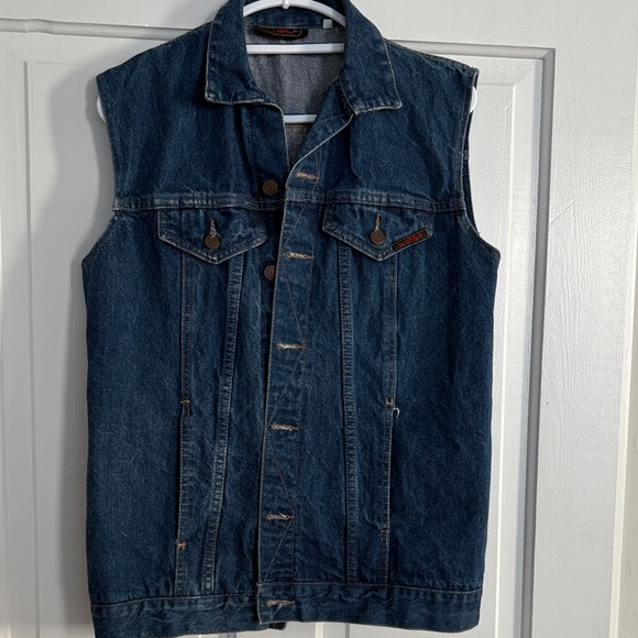 trousers up Other - 90s Men's Denim Vest Size L